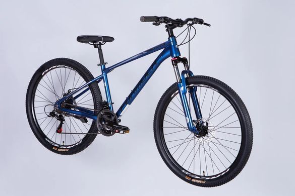 Велосипед AL 27.5" Formula MOTION DD FR рама-16" синий с черным 2026