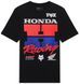 Футболка FOX Youth Short Sleeve Tee - HONDA&reg; [Ultra Black], YL