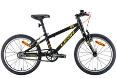 Велосипед 18" Leon GO Vbr 2022 (черный с желтым)