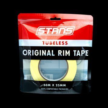 Cтрічка для безкамерних ободів Stan's Tubeless Original Rim Tape, ширина 25 мм, довжина 50 м