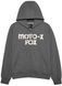 Толстовка FOX Oversize Zip Hoodie - MOTO-X [Graphite], L